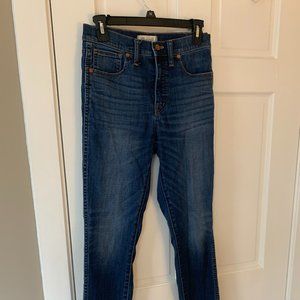 Madewell 10 inch High Rise Skinny Jean - size 27T